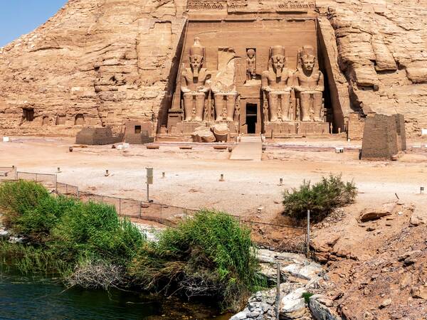Abu Simbel temple above Lake Nasser