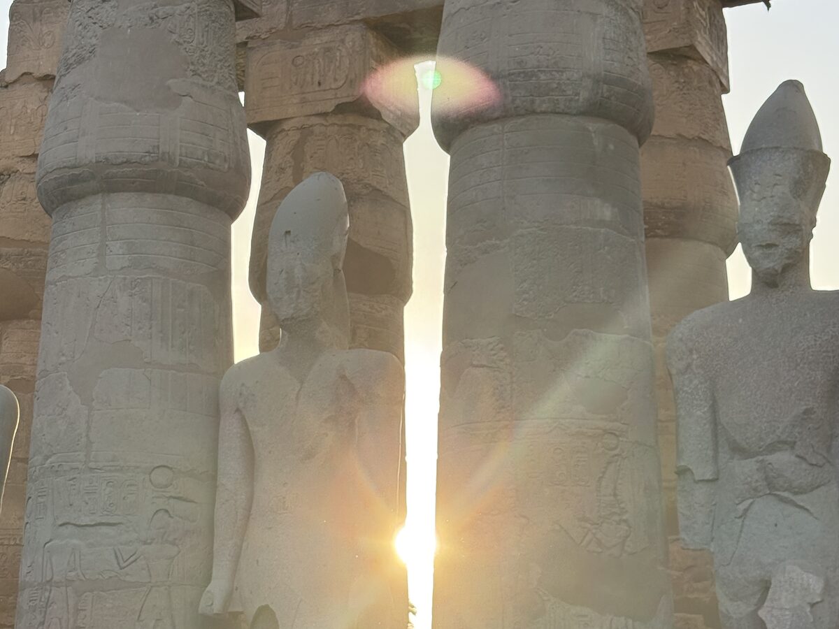 Luxor Temple at sunset
