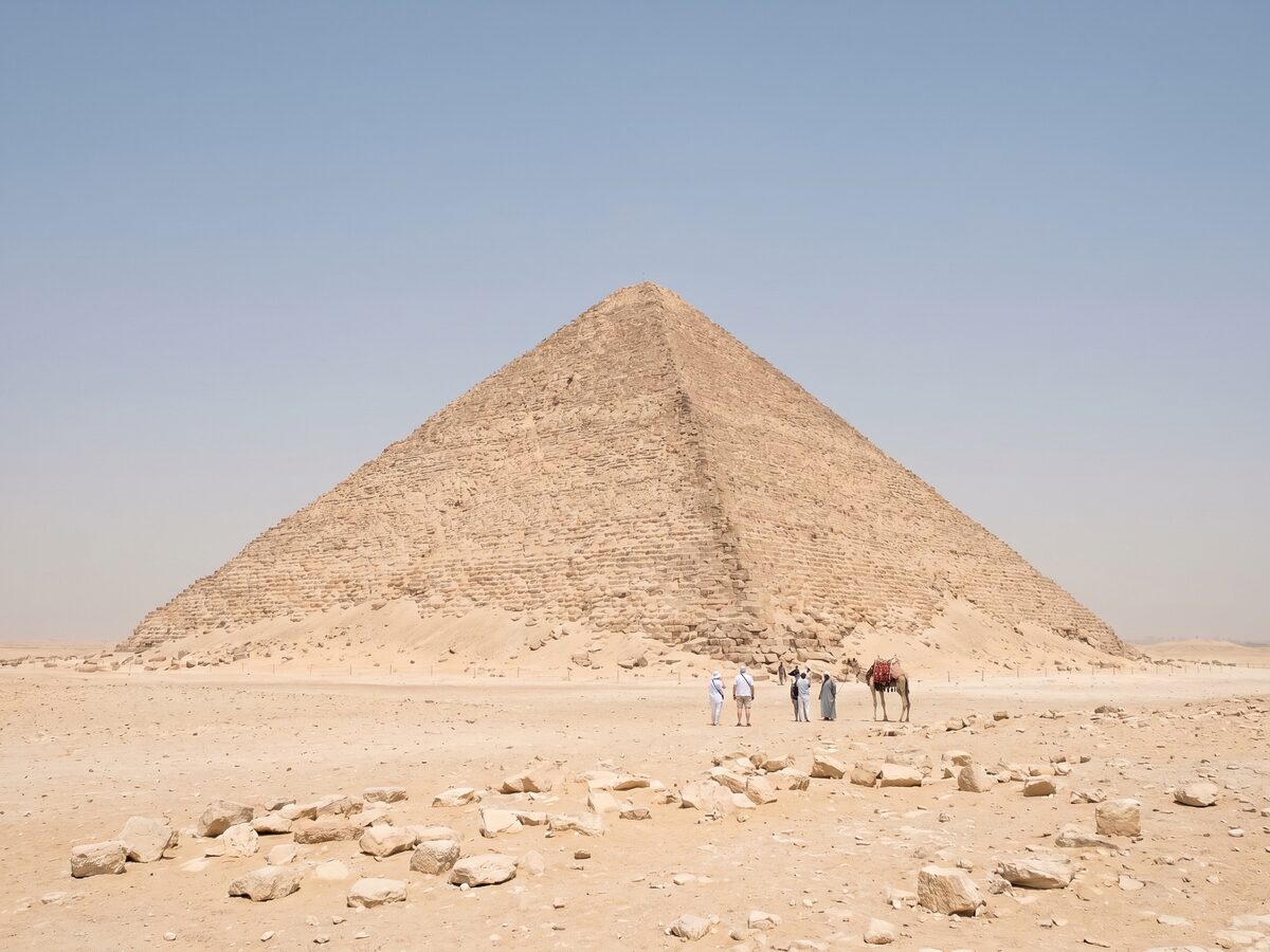 Red Pyramid of Dahshur on the spiritual Egypt tour