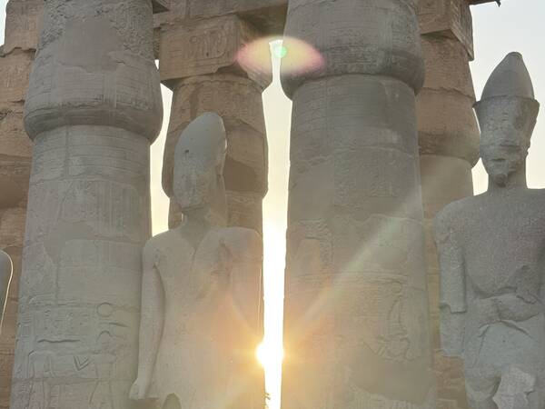 Luxor Temple at sunset